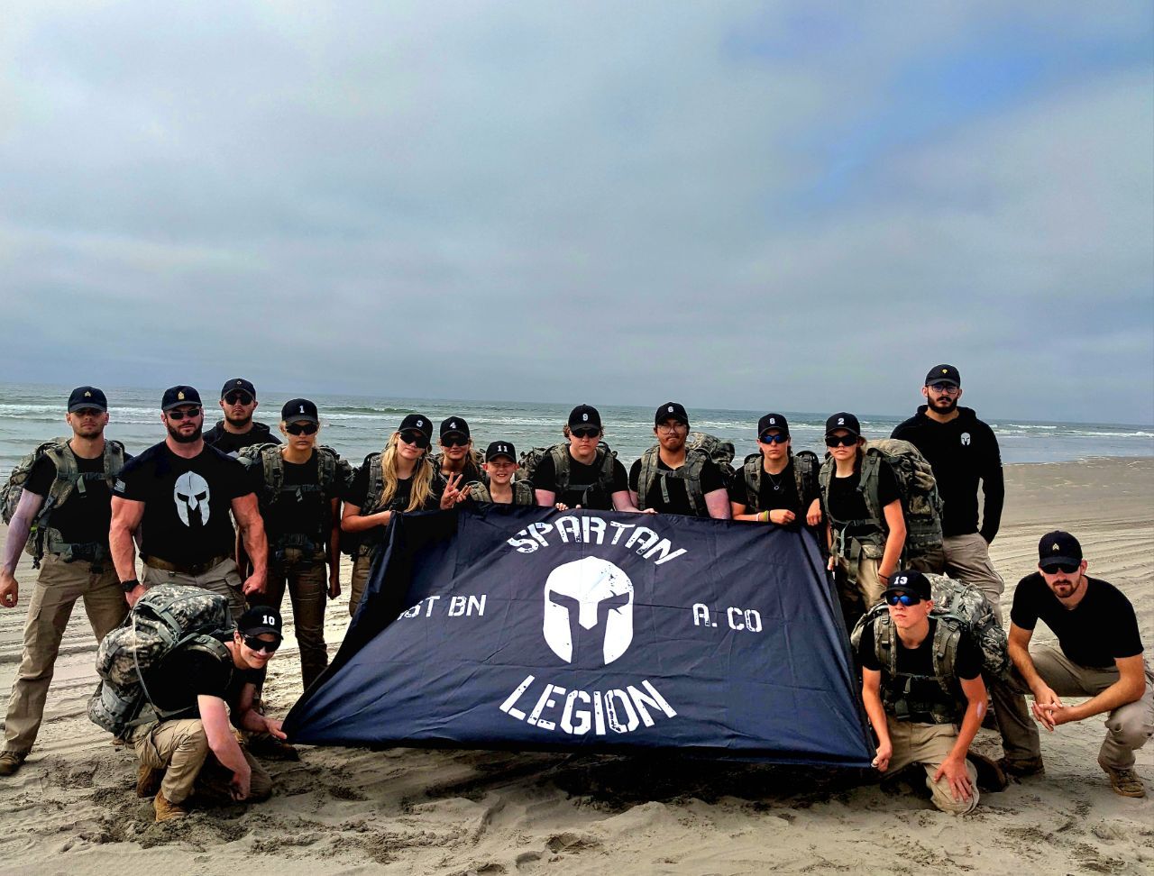 Spartan course class before a ruck march